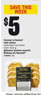 Independent City Market GÂTEAUX QUATRE-QUARTS DÉLICES DU MARCHÉ, 344-400 g offer