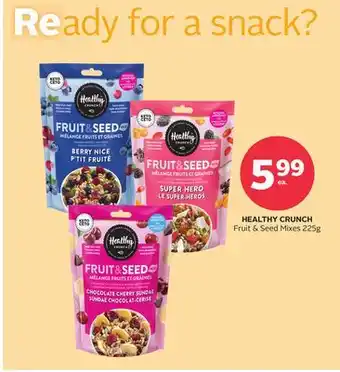 Rexall HEALTHY CRUNCH Fruit & Seed Mixes offer