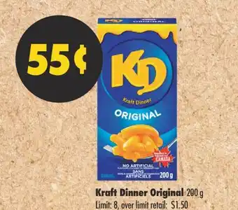 Wholesale Club KRAFT DINNER ORIGINAL, 200 g offer