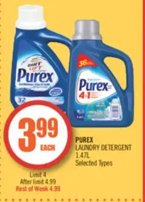 Shoppers Drug Mart PUREX LAUNDRY DETERGENT offer
