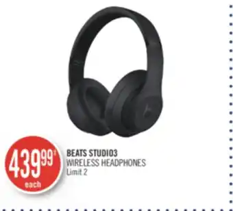Shoppers Drug Mart BEATS STUDIO3 WIRELESS HEADPHONES offer