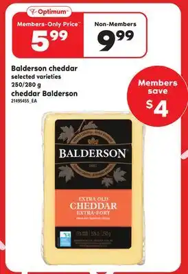 Independent City Market CHEDDAR BALDERSON, 250/280 g offer