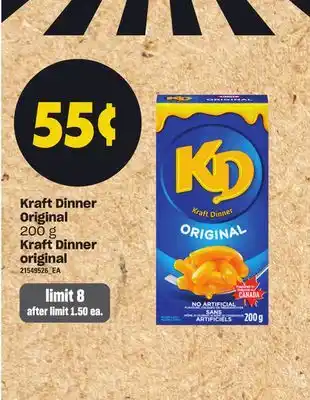 Independent City Market KRAFT DINNER ORIGINAL, 200 g offer