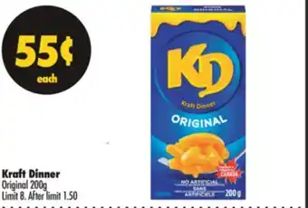 Shoppers Drug Mart Kraft Dinner offer