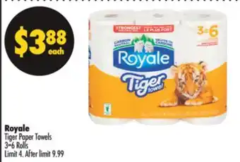 Shoppers Drug Mart Royale Tiger Paper Towels offer