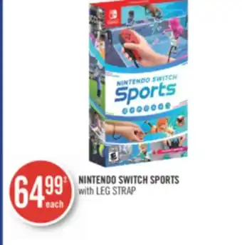 Shoppers Drug Mart NINTENDO SWITCH SPORTS with LEG STRAP offer