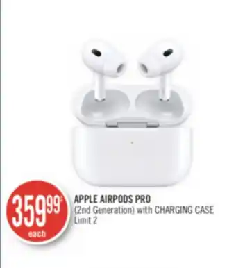 Shoppers Drug Mart APPLE AIRPODS PRO (2nd Generation) with CHARGING CASE offer