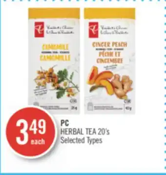 Shoppers Drug Mart PC HERBAL TEA offer