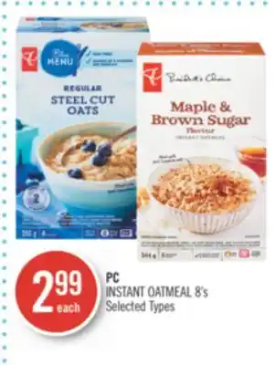 Shoppers Drug Mart PC INSTANT OATMEAL offer