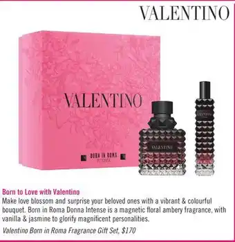 Shoppers Drug Mart VALENTINO Born In Roma Fragrance Gift offer