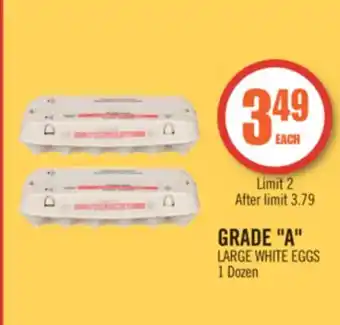 Shoppers Drug Mart GRADE A LARGE WHITE EGGS offer