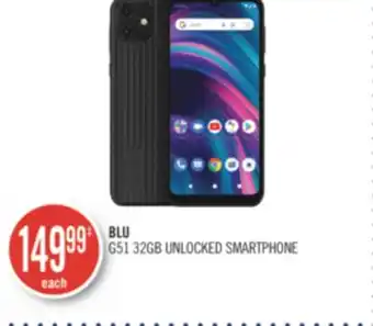 Shoppers Drug Mart BLU G51 32GB UNLOCKED SMARTPHONE offer