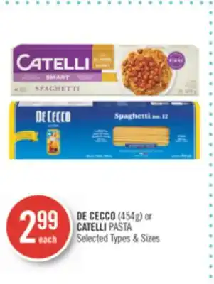 Shoppers Drug Mart DE CECCO (454g) or CATELLI PASTA offer