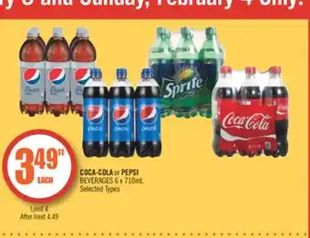 Shoppers Drug Mart COCA-COLA or Pepsi BEVERAGES offer