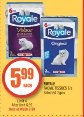 Shoppers Drug Mart ROYALE FACIAL TISSUES offer