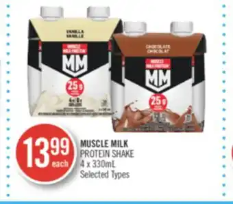 Shoppers Drug Mart MUSCLE MILK PROTEIN SHAKE offer