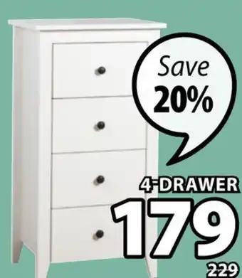 JYSK STOKE 4-DRAWER offer