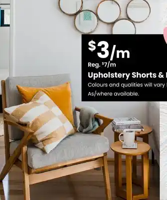 Fabricland Upholstery Shorts & Ends offer