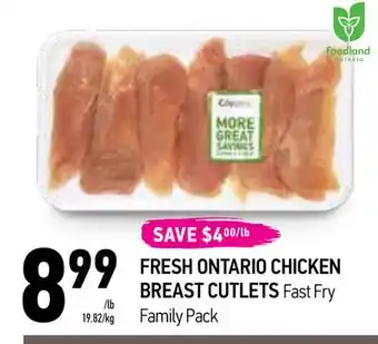 Coppa's Fresh Market FRESH ONTARIO CHICKEN BREAST CUTLETS offer