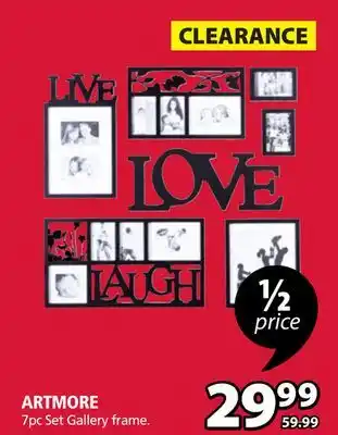 JYSK ARTMORE 7pc Set Gallery frame offer