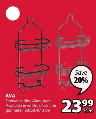 JYSK AVA Shower caddy offer