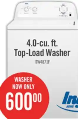 The Brick Inglis 4.0 Cu. Ft. Top-Load Washer ITW4871FW offer