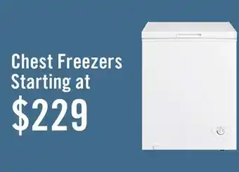 The Brick Midea 3.5 Cu. Ft. Chest Freezer MC350SWAR0RC1 offer