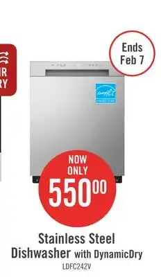 The Brick LG Front-Control Dishwasher with LoDecibel Operation and DynamicDry - LDFC2423V offer