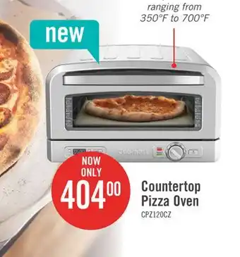The Brick Cuisinart Indoor Countertop Pizza Oven - CPZ-120C offer