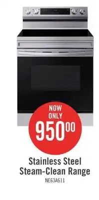 The Brick Samsung 6.3 Cu. Ft. Freestanding Electric Range with Wi-Fi - NE63A6111SS/AC offer