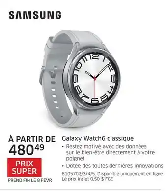 The Source Galaxy Watch6 classique Samsung offer