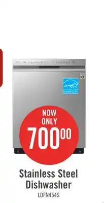The Brick LG 24 Front Control Built-In Dishwasher with QuadWash - LDFN4542S offer