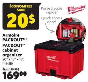 Home Hardware PACKOUT cabinet organizer offer