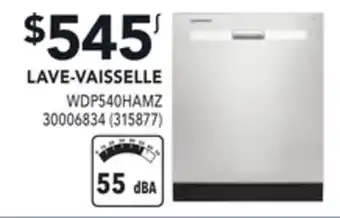 RONA WHIRLPOOL DISHWASHER offer