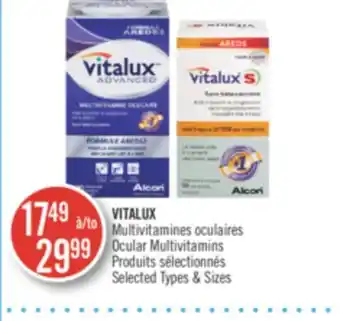 Pharmaprix VITALUX Ocular Multivitamins offer