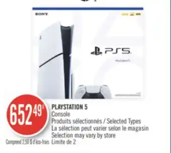 Pharmaprix PLAYSTATION 5 Console offer