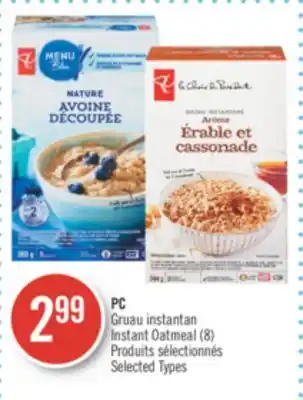 Pharmaprix PC Instant Oatmeal offer