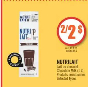 Pharmaprix NUTRILAIT Chocolate Milk offer