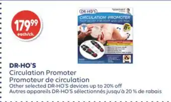 Wellwise by Shoppers DR-HO'S Promoteur de circulation Autres appareils DR-HO'S sélectionnés offer