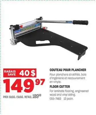 BMR COUTEAU POUR PLANCHER offer