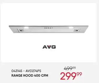 Meubles RD RANGE HOOD 400 CFM offer