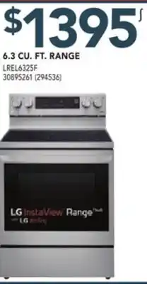Réno Dépôt LG 6.3 CU. FT. RANGE offer
