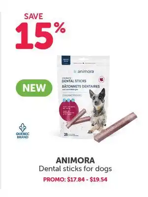 Mondou ANIMORA Dental sticks for dogs offer