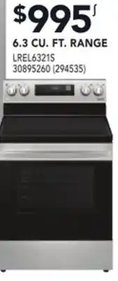 Réno Dépôt LG 6.3 CU. FT. RANGE offer