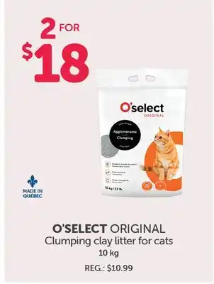 Mondou O'SELECT ORIGINAL Clumping clay litter for cats offer