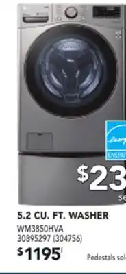 Réno Dépôt LG 5.2 CU. FT. WASHER offer