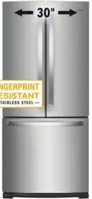 Réno Dépôt WHIRLPOOL 20 CU. FT. REFRIGERATOR offer
