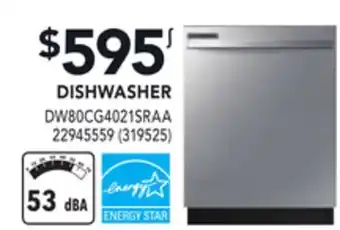 Réno Dépôt SAMSUNG DISHWASHER offer