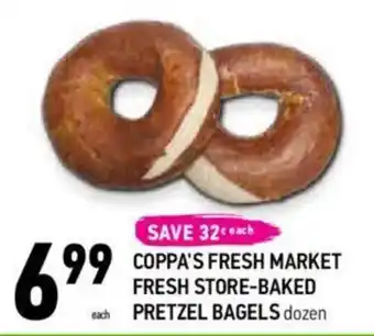 Coppa's Fresh Market COPPA'S FRESH MARKET FRESH STORE-BAKED PRETZEL BAGELS offer