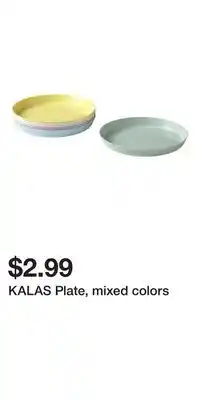 IKEA KALAS Plate, mixed colors offer